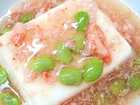 正月気分のお豆腐さん